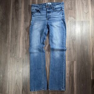 BKE Parker High Rise Tailored Bootcut Jeans Womens 27x31.5 Blue Medium Wash